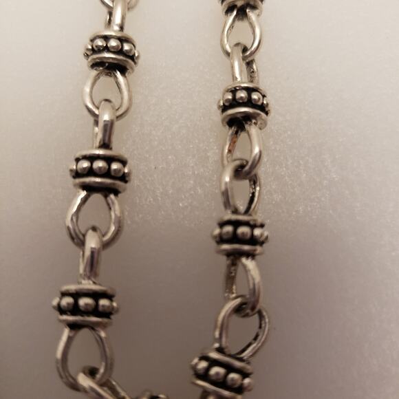 Premier Designs vintage‎ silver tone heavy chain collar necklace - Picture 3 of 5